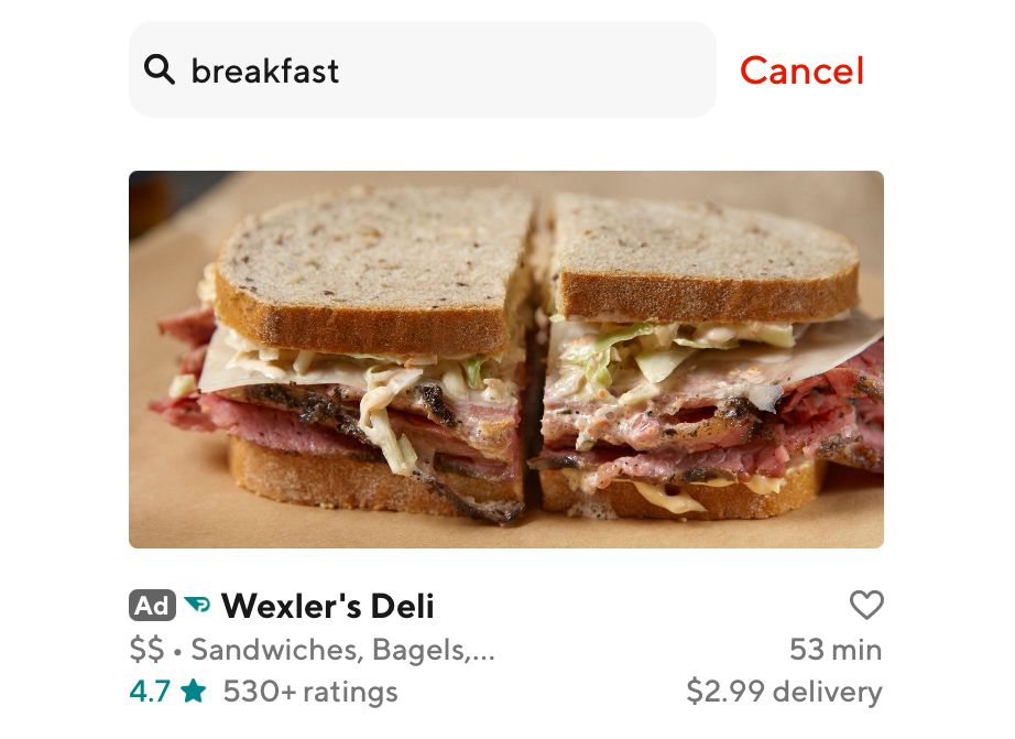 Breaking Down DoorDash's New Restaurant Search Ad Auction